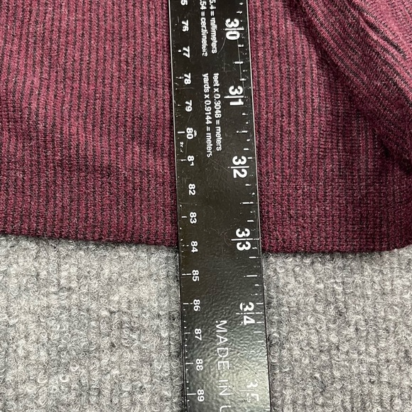 J. Jill Sweater Womens XL Red Ribbed Tunic Length Tie Front PureJill Lightweight - Picture 6 of 9